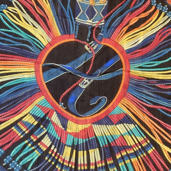 Authentic Hermes Ceintures et Liens silk mousseline shawl - Picture 2 of 12